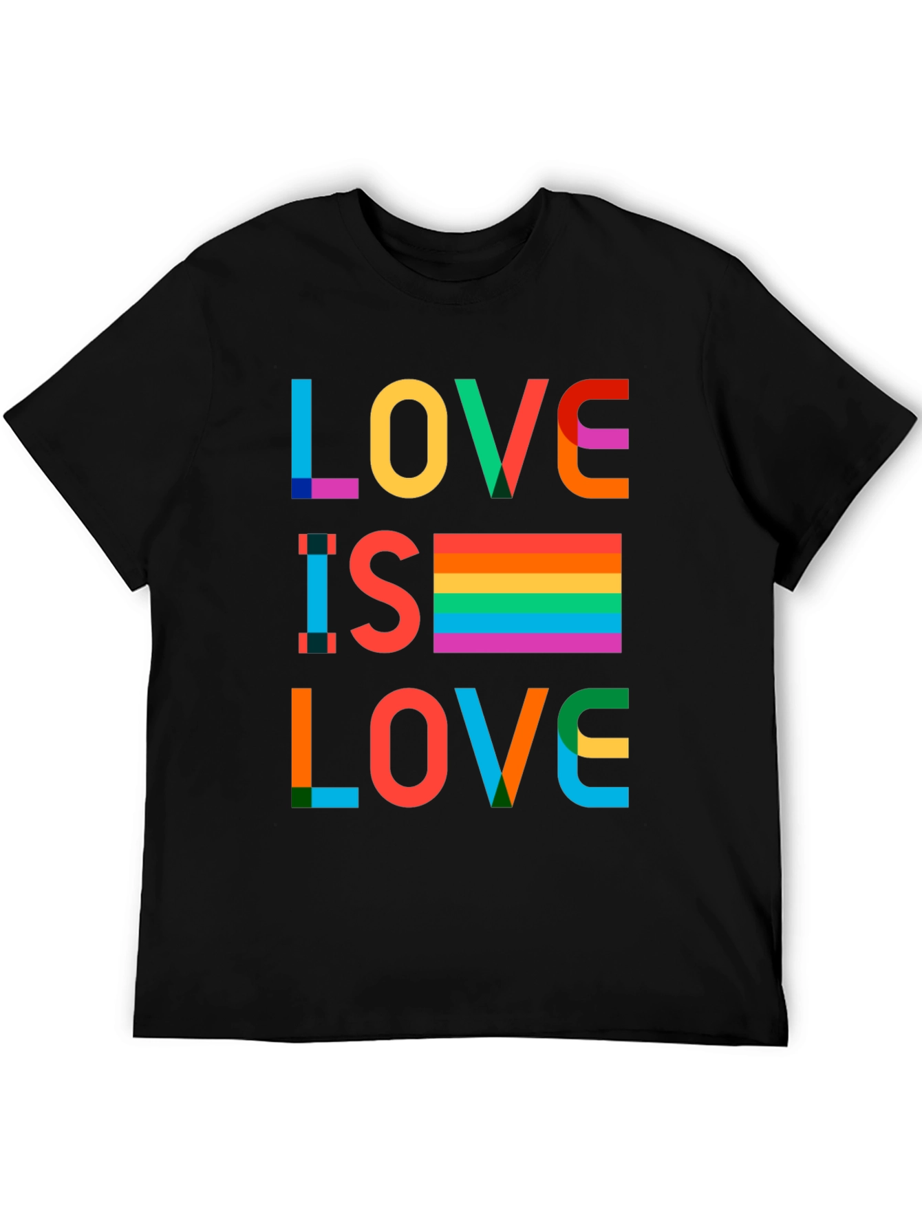 Love Is Love Rainbow Graphic T-Shirt