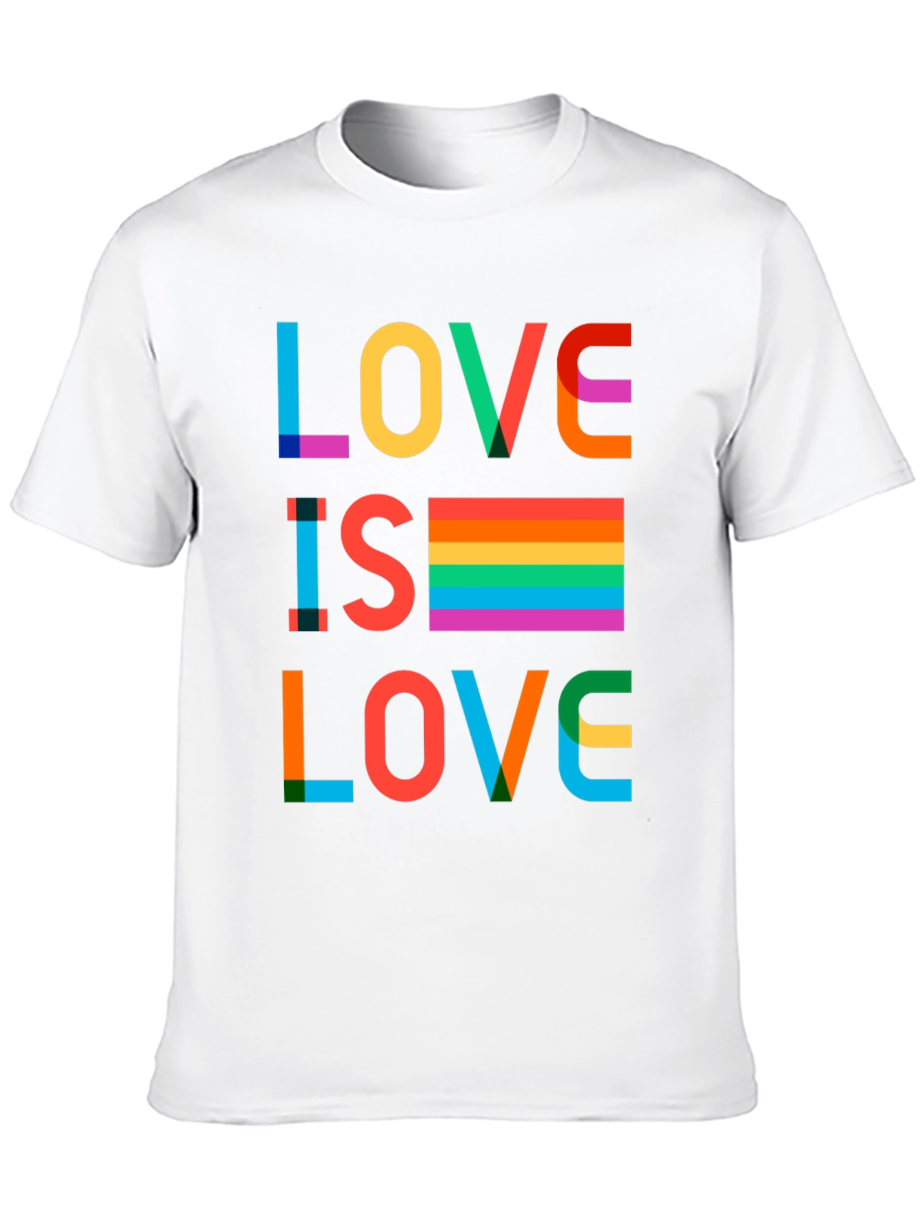 Love Is Love Rainbow Graphic T-Shirt