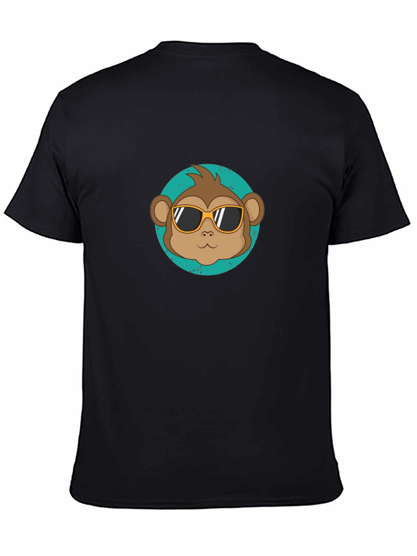 Cool Monkey Graphic Tee - Black