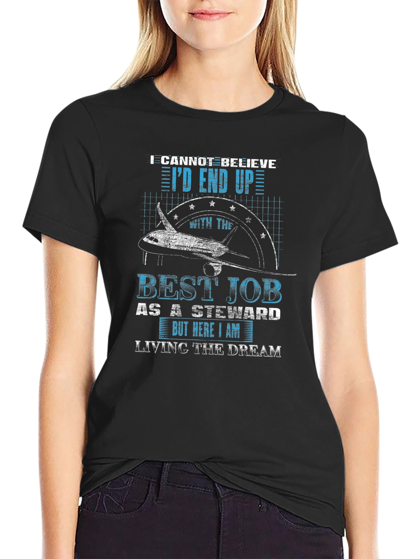 Flight Attendant Living the Dream T-Shirt