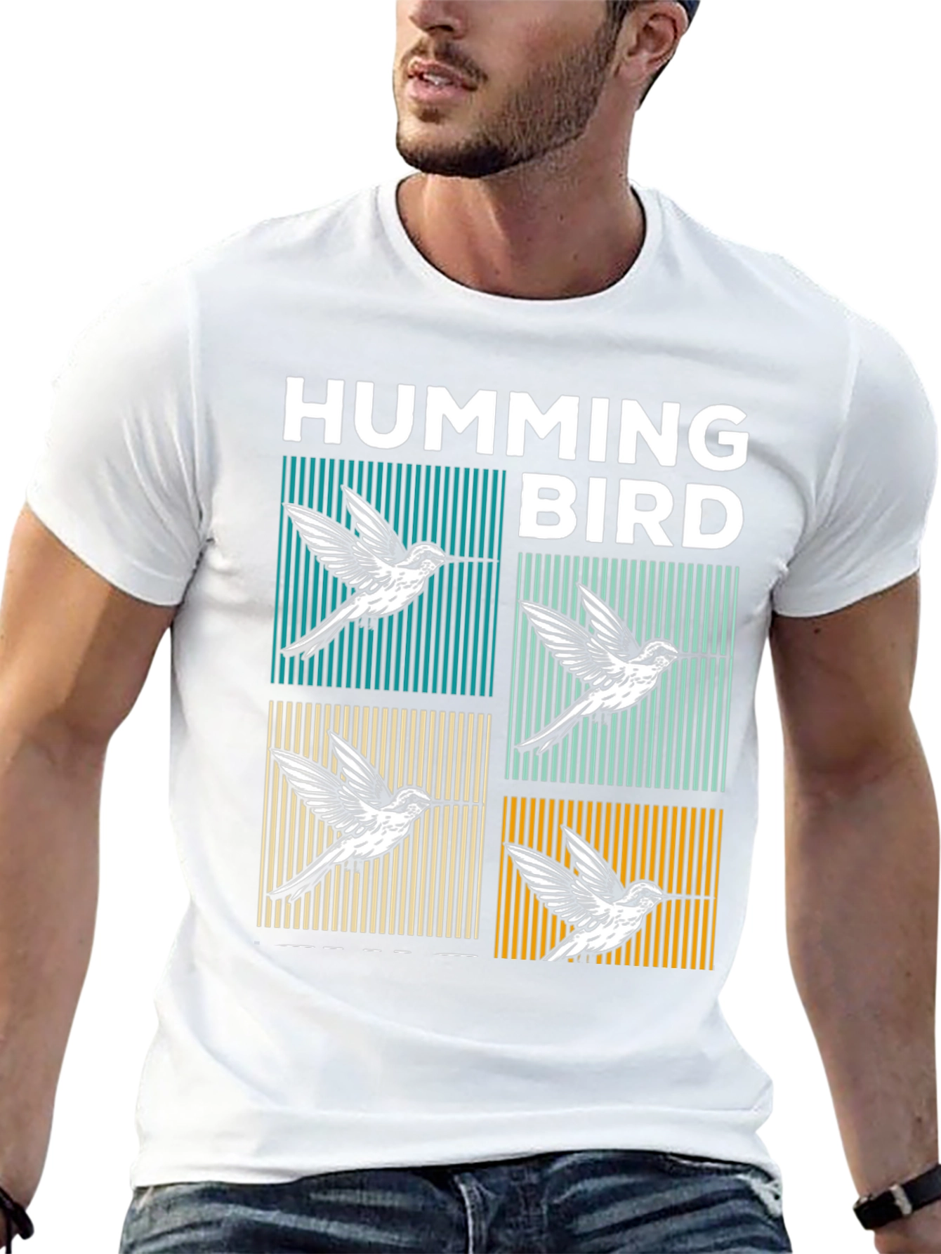 Hummingbird Graphic Tee - Stylish Bird Lovers T-Shirt