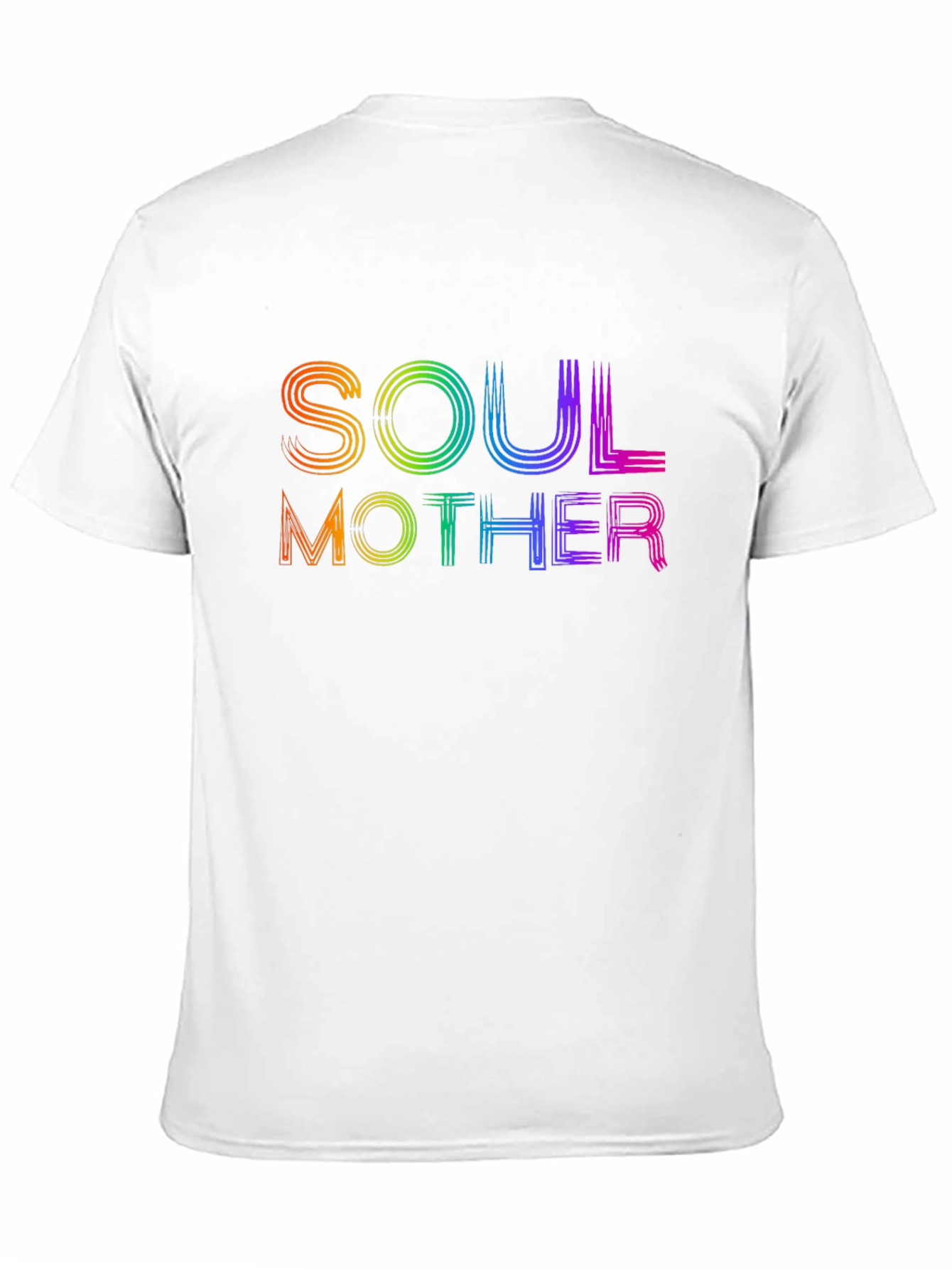 Soul Mother Rainbow Graphic T-Shirt - Black