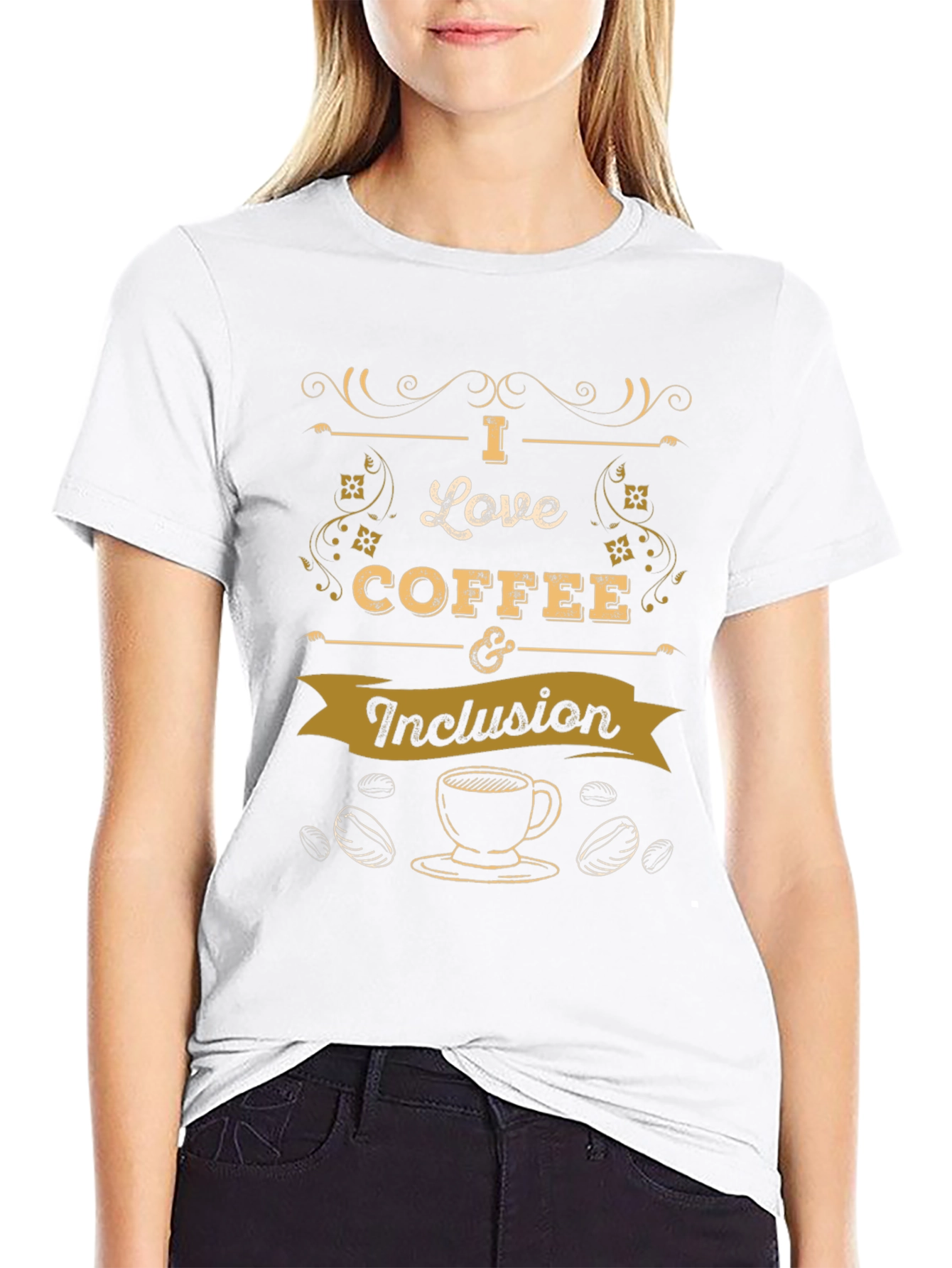 I Love Coffee & Inclusion T-Shirt