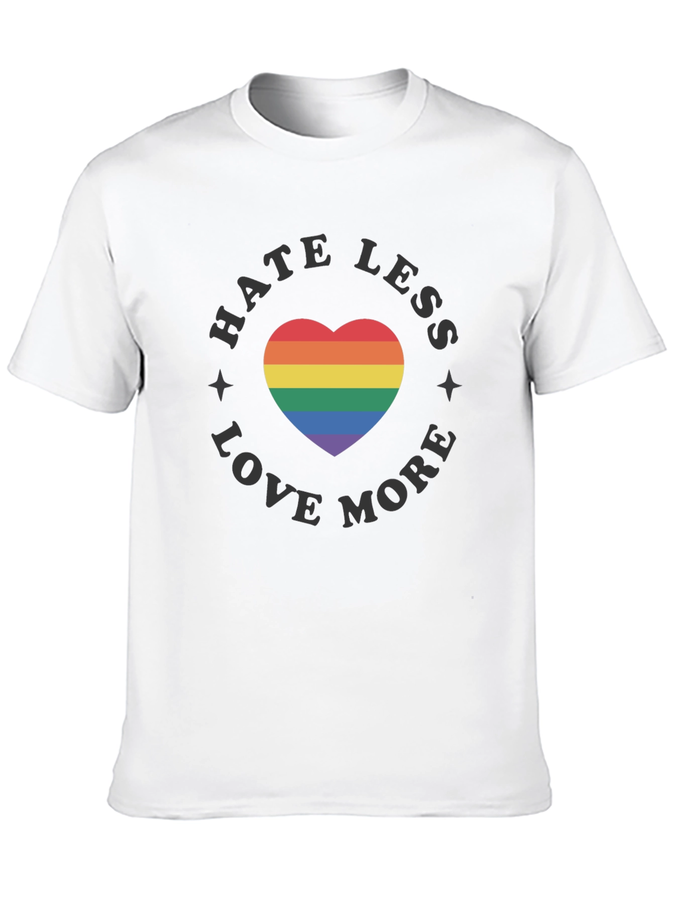 Hate Less Love More Pride T-Shirt