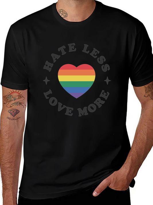 Hate Less Love More Pride T-Shirt