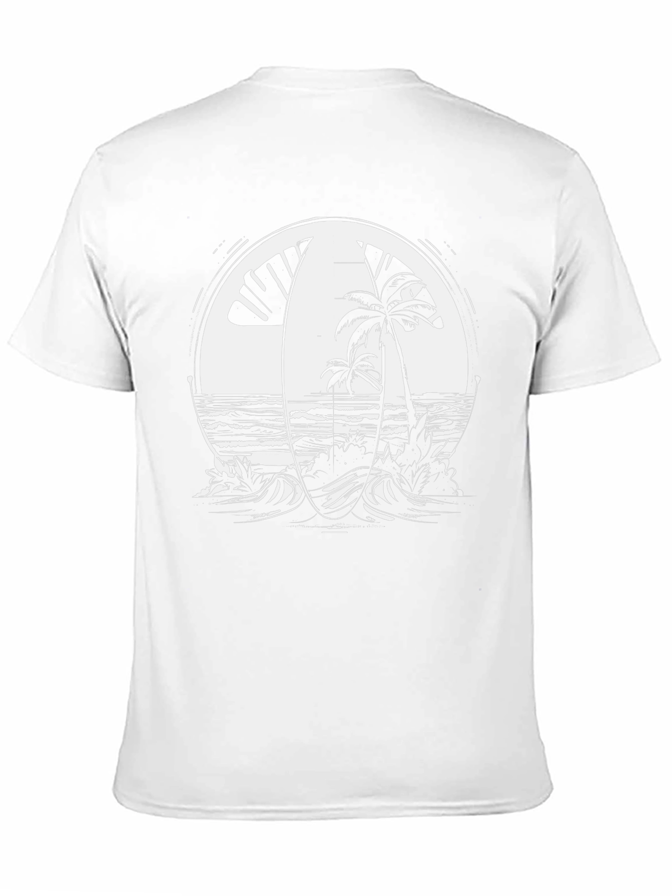Surf Scene Graphic Tee - Beach Vibes