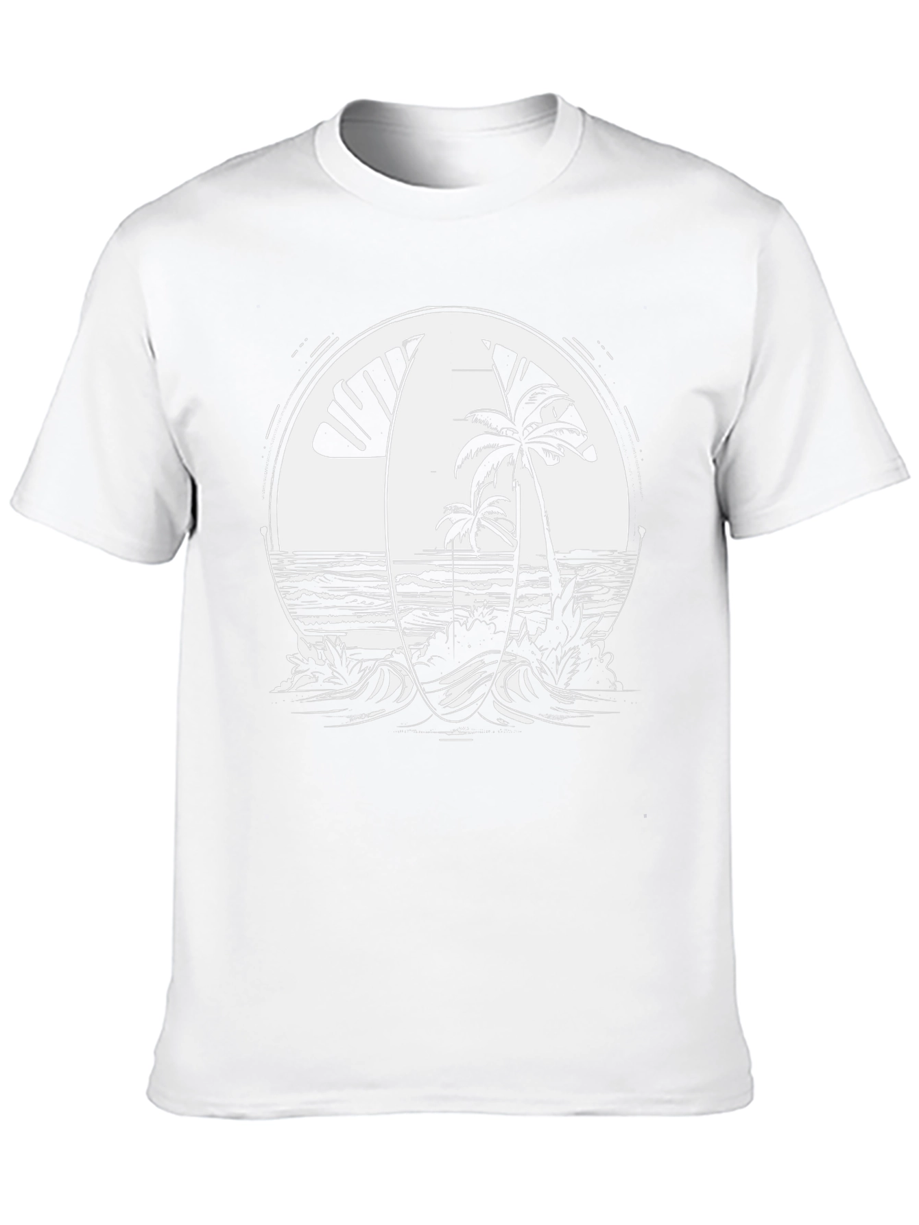 Surf Scene Graphic Tee - Beach Vibes