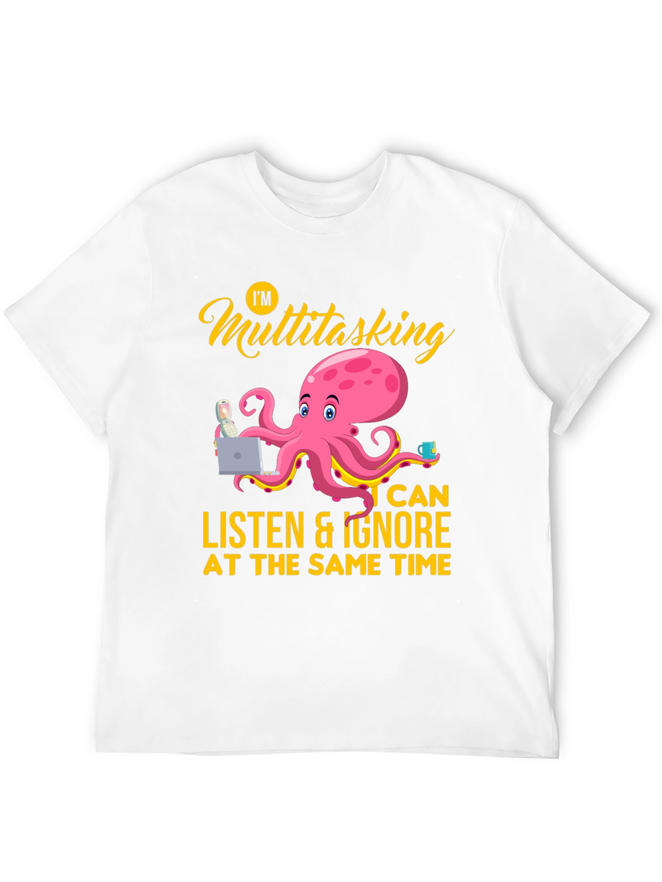 Multitasking Octopus Graphic Tee