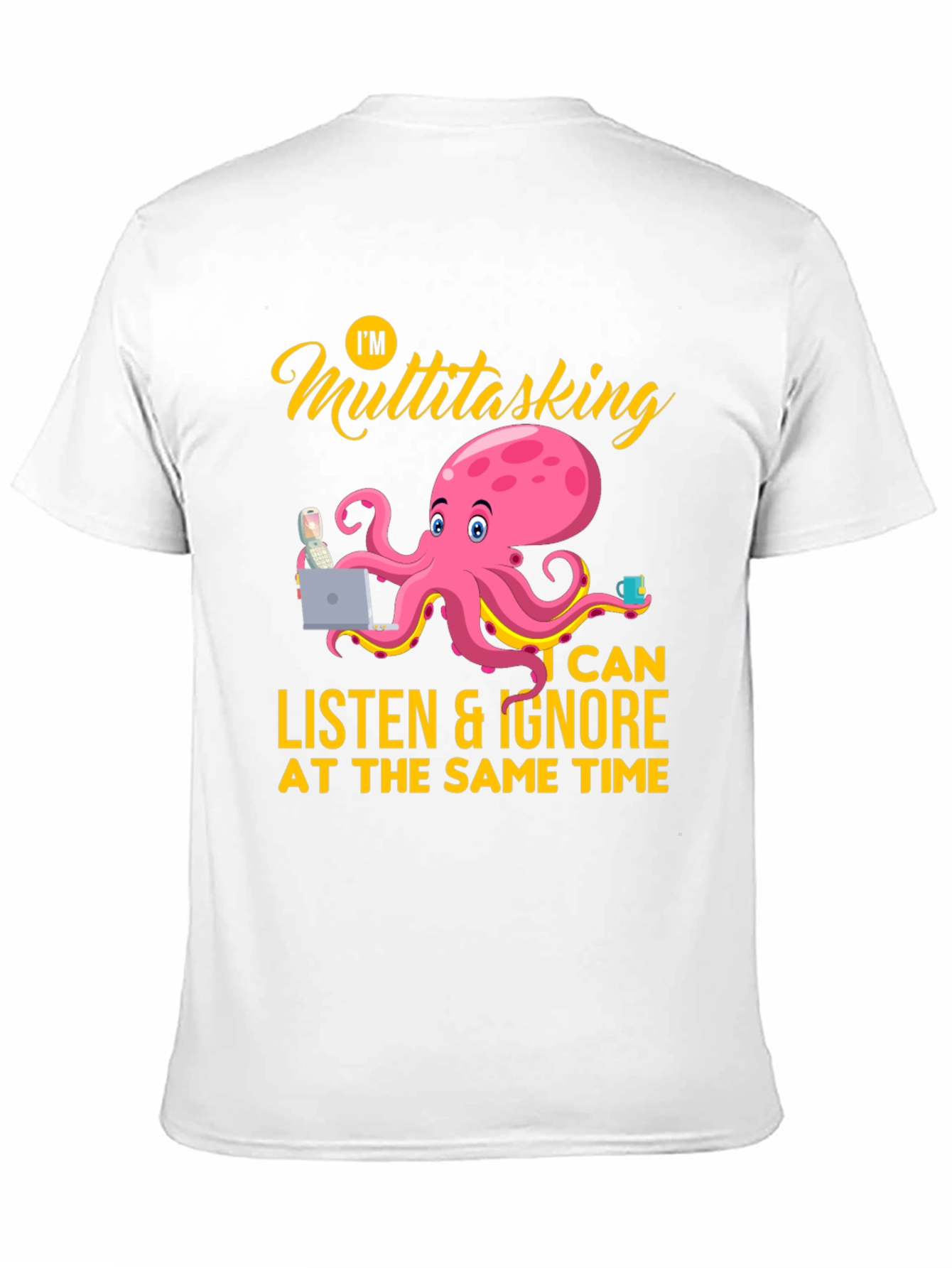 Multitasking Octopus Graphic Tee