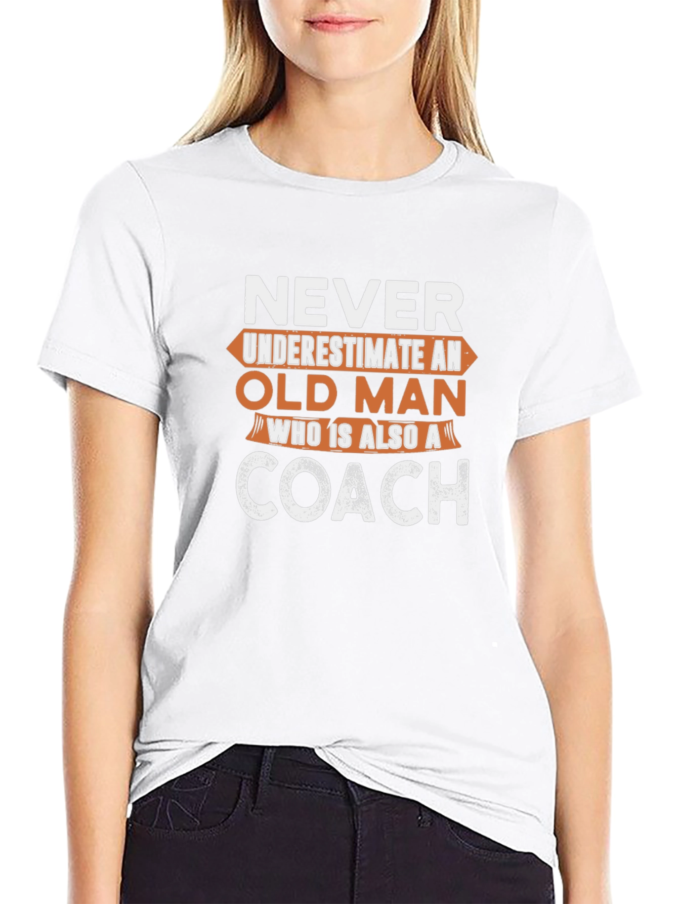 Never Underestimate an Old Man Coach T-Shirt