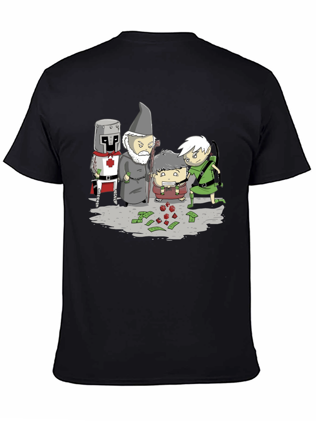 D&D Parody T-Shirt - Loot & Party