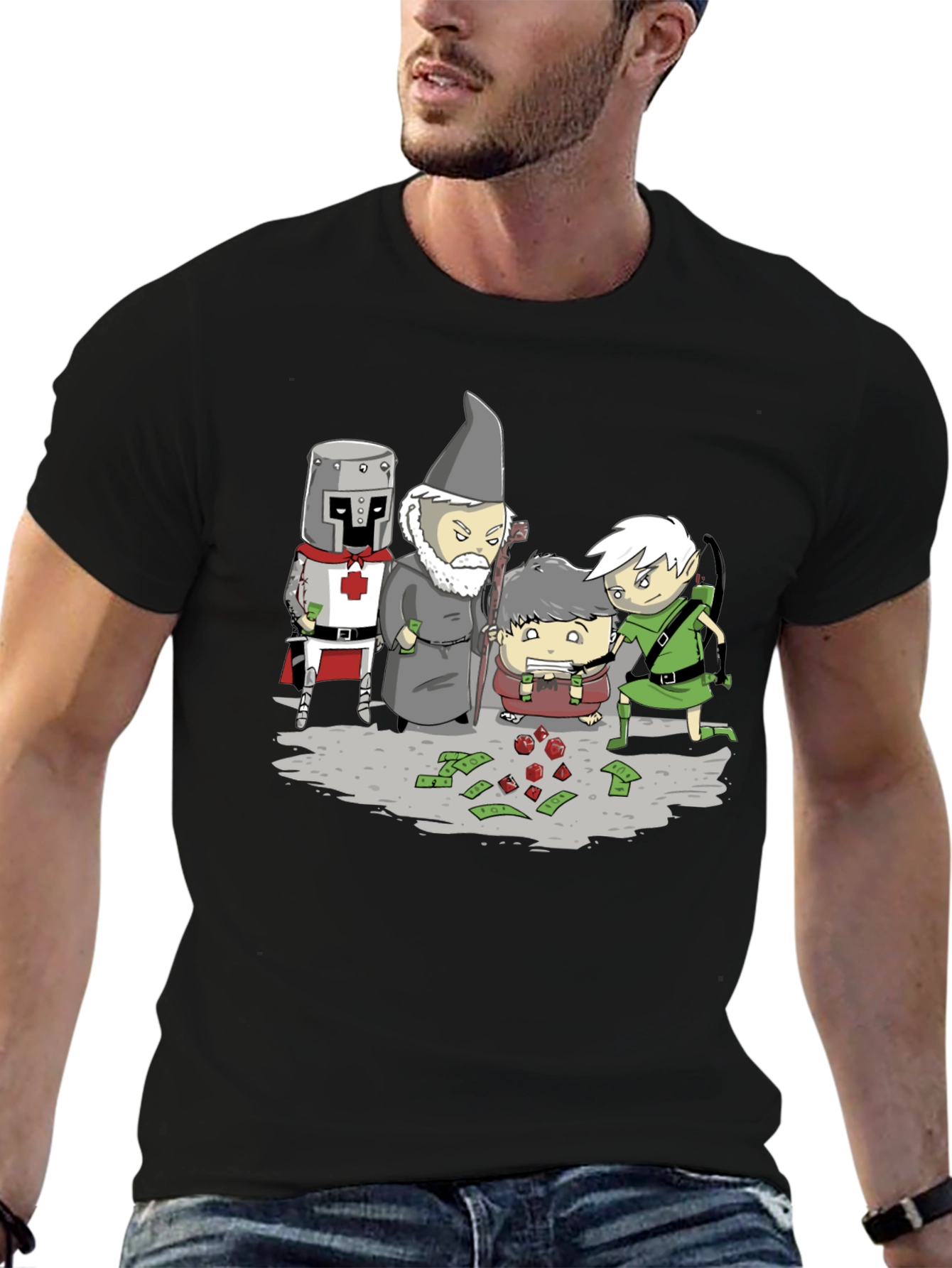 D&D Parody T-Shirt - Loot & Party