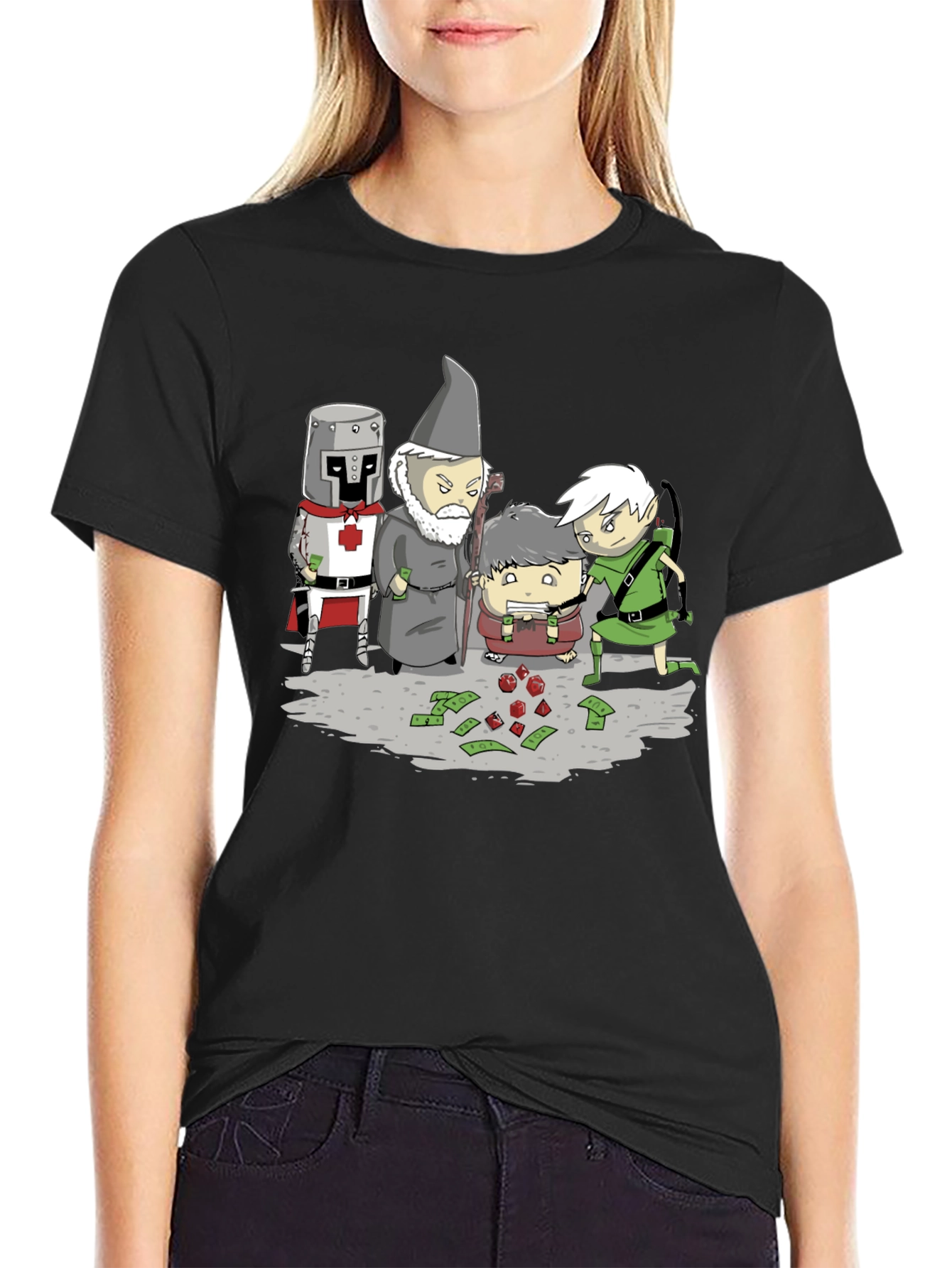 D&D Parody T-Shirt - Loot & Party