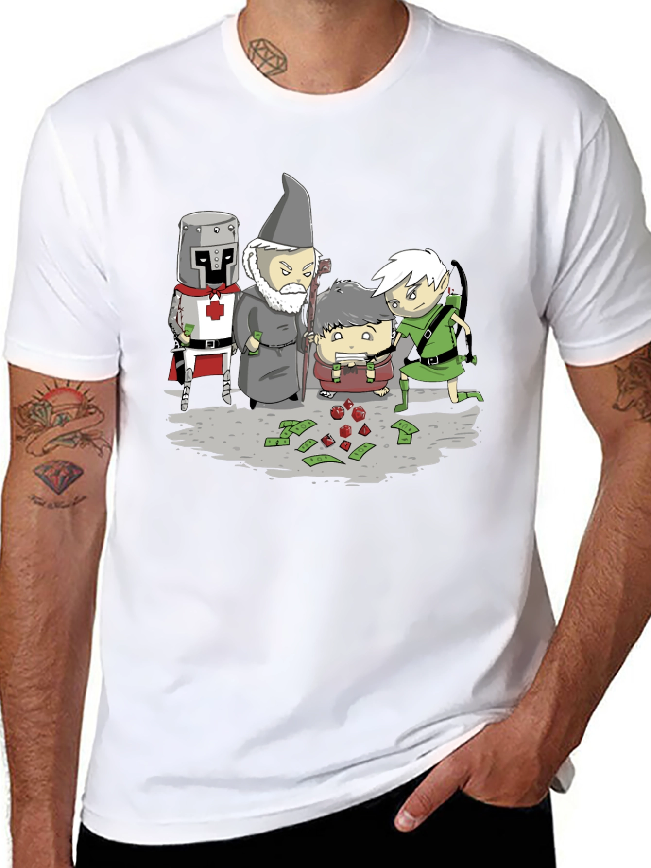 D&D Parody T-Shirt - Loot & Party