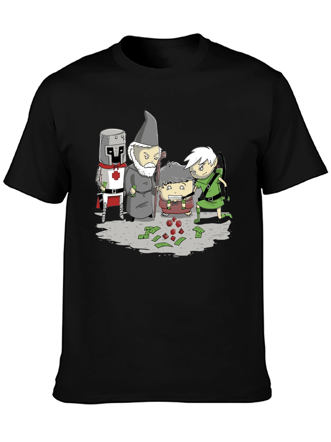 D&D Parody T-Shirt - Loot & Party