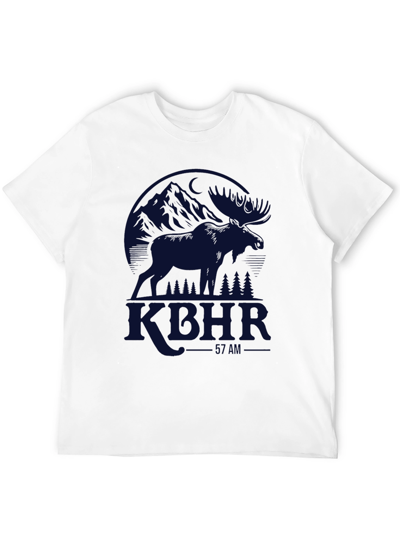 KTHR Mountains & Moose Black T-Shirt