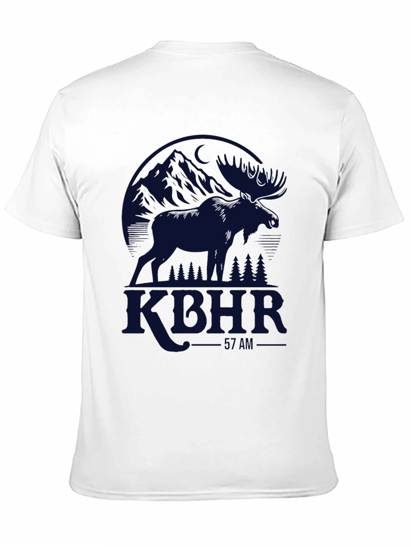 KTHR Mountains & Moose Black T-Shirt