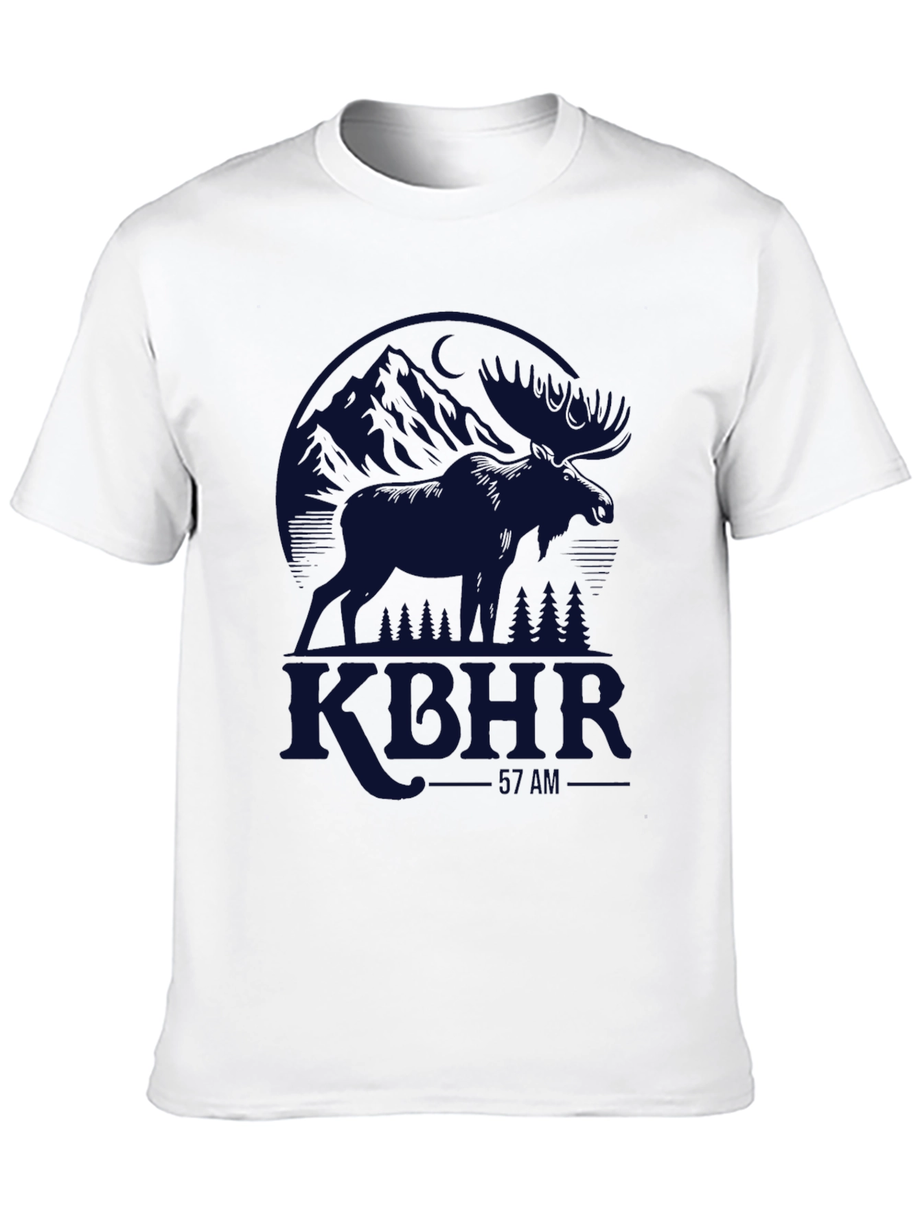 KTHR Mountains & Moose Black T-Shirt