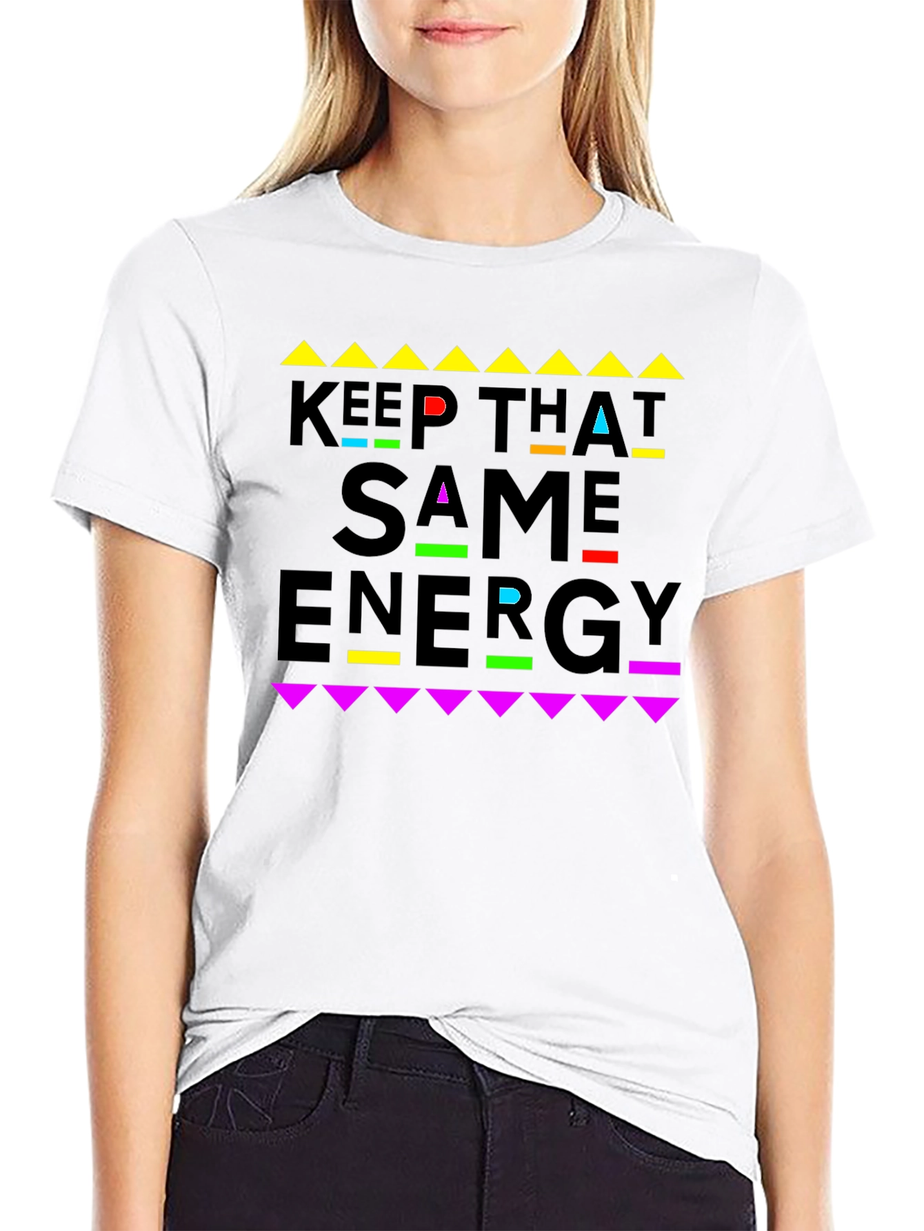 Keep That Same Energy Graphic Tee - Black
