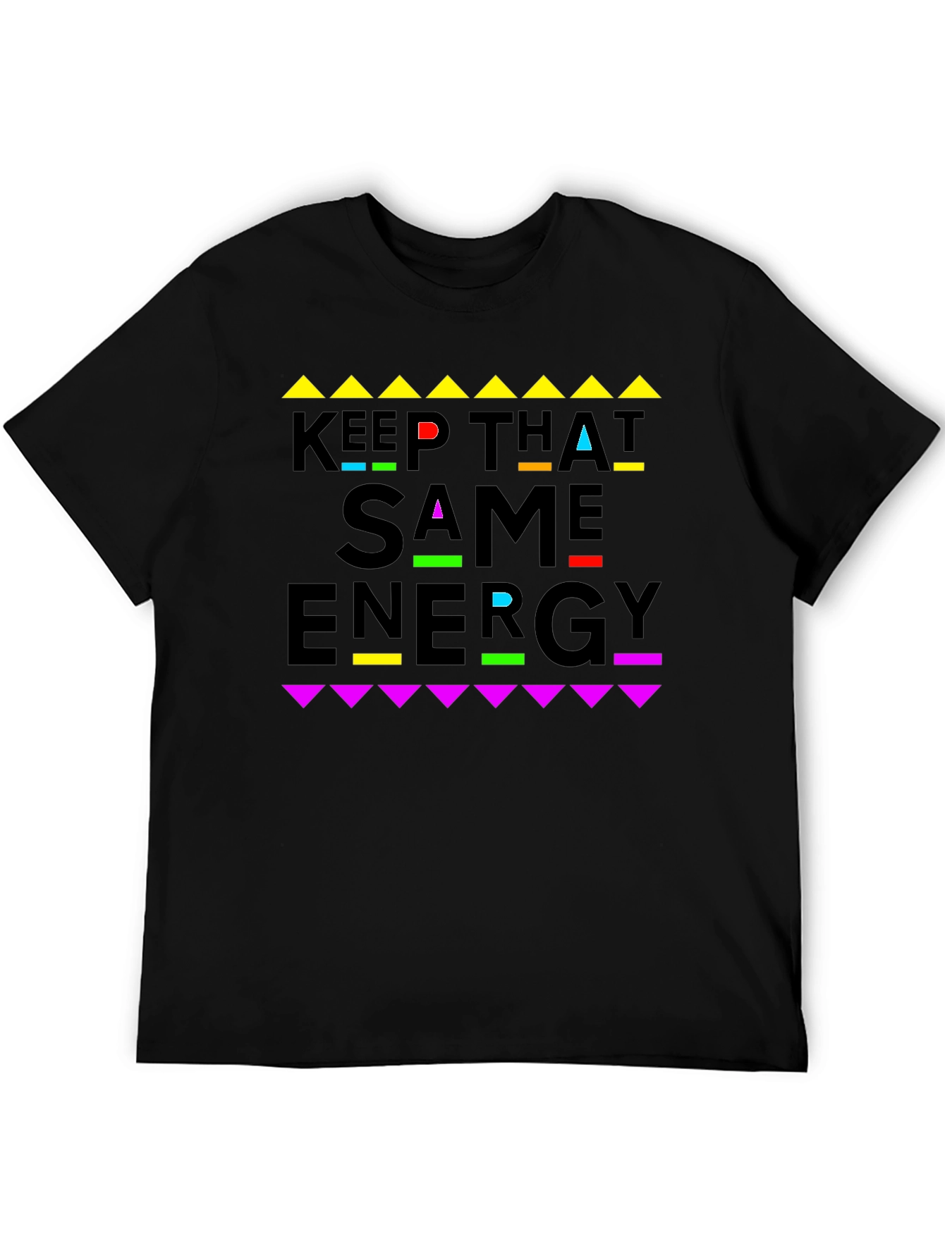 Keep That Same Energy Graphic Tee - Black
