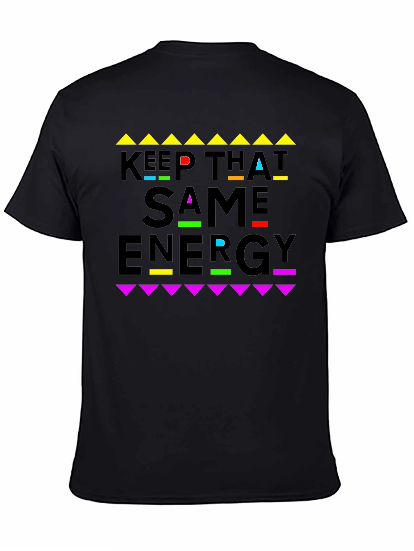 Keep That Same Energy Graphic Tee - Black