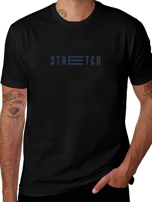 Mens Stretch Graphic T-Shirt - Stylish Everyday Wear
