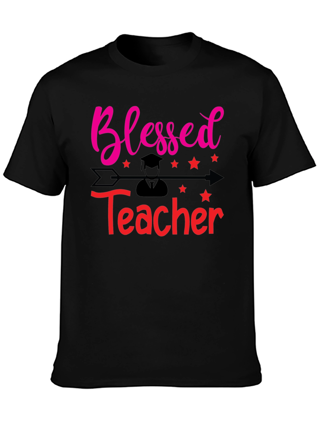 Blessed Teacher Graphic T-Shirt