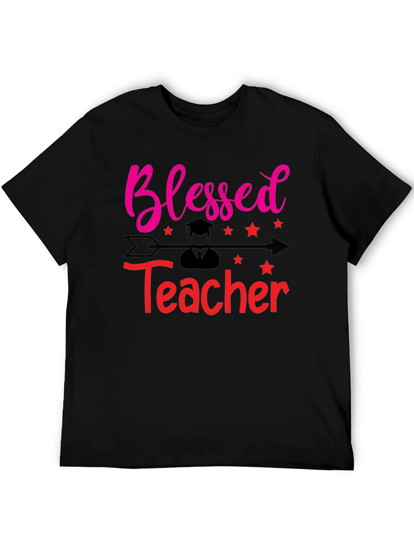 Blessed Teacher Graphic T-Shirt