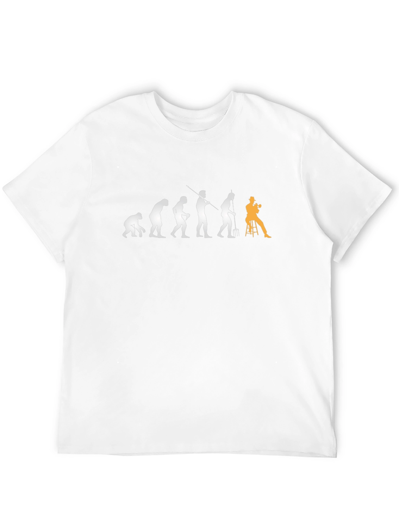 Evolution of a Singer Mens T-Shirt