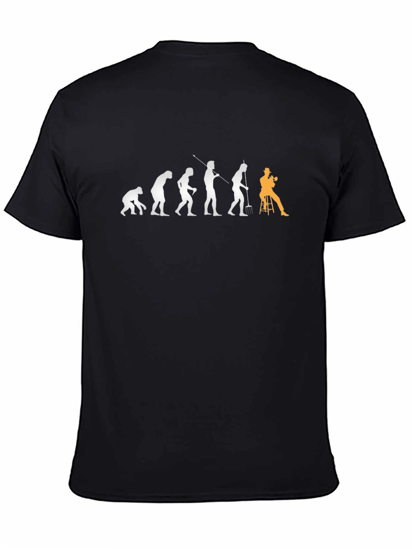 Evolution of a Singer Mens T-Shirt
