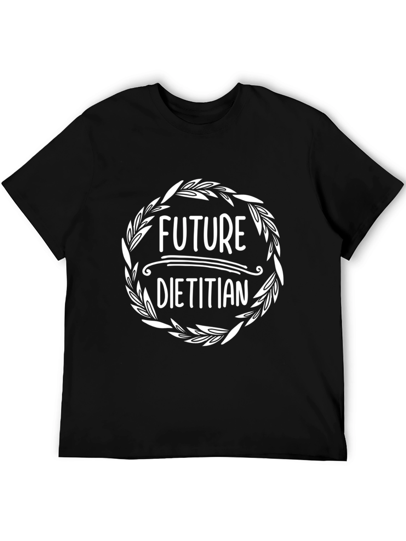 Future Dietitian Black T-Shirt - Nutrition Career Tee