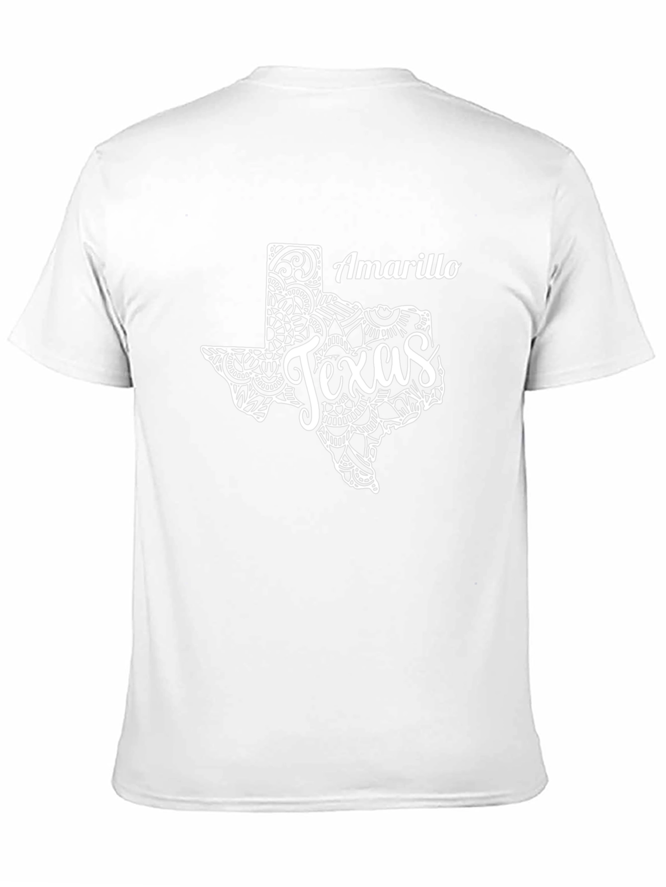 Amarillo Texas Graphic Tee - Black Cotton T-Shirt