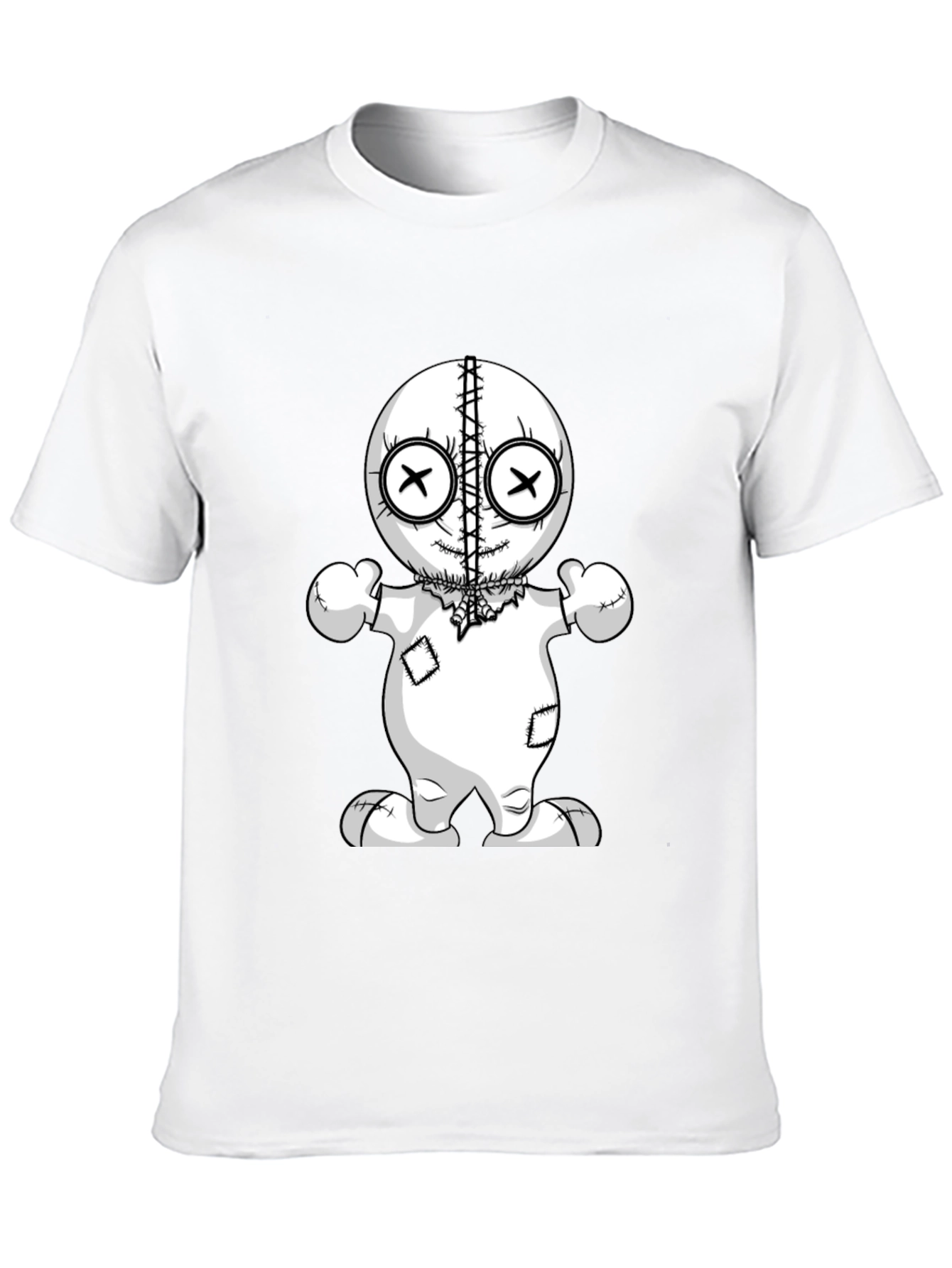 Voodoo Doll Graphic Tee - Unisex Black T-Shirt