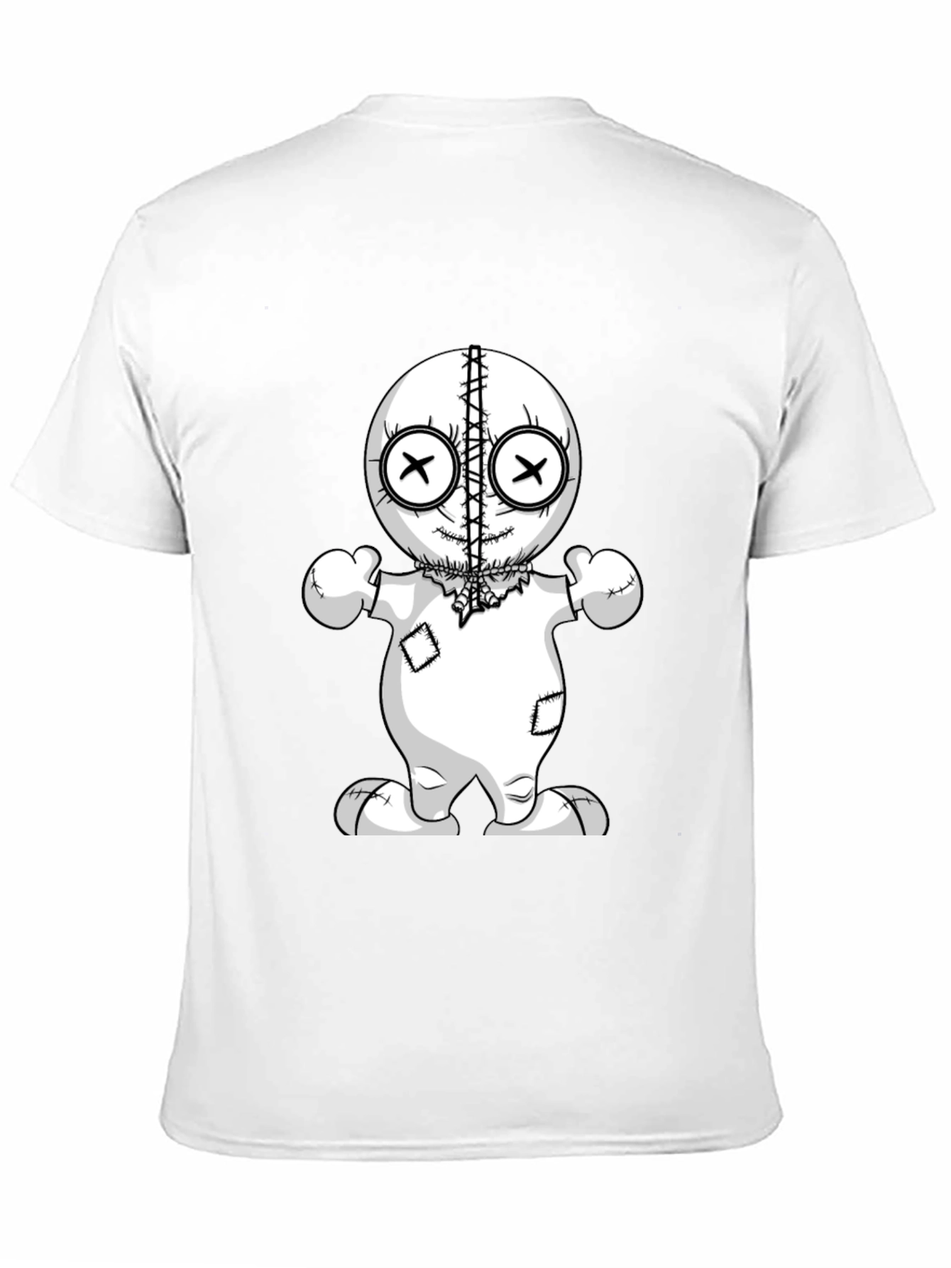 Voodoo Doll Graphic Tee - Unisex Black T-Shirt