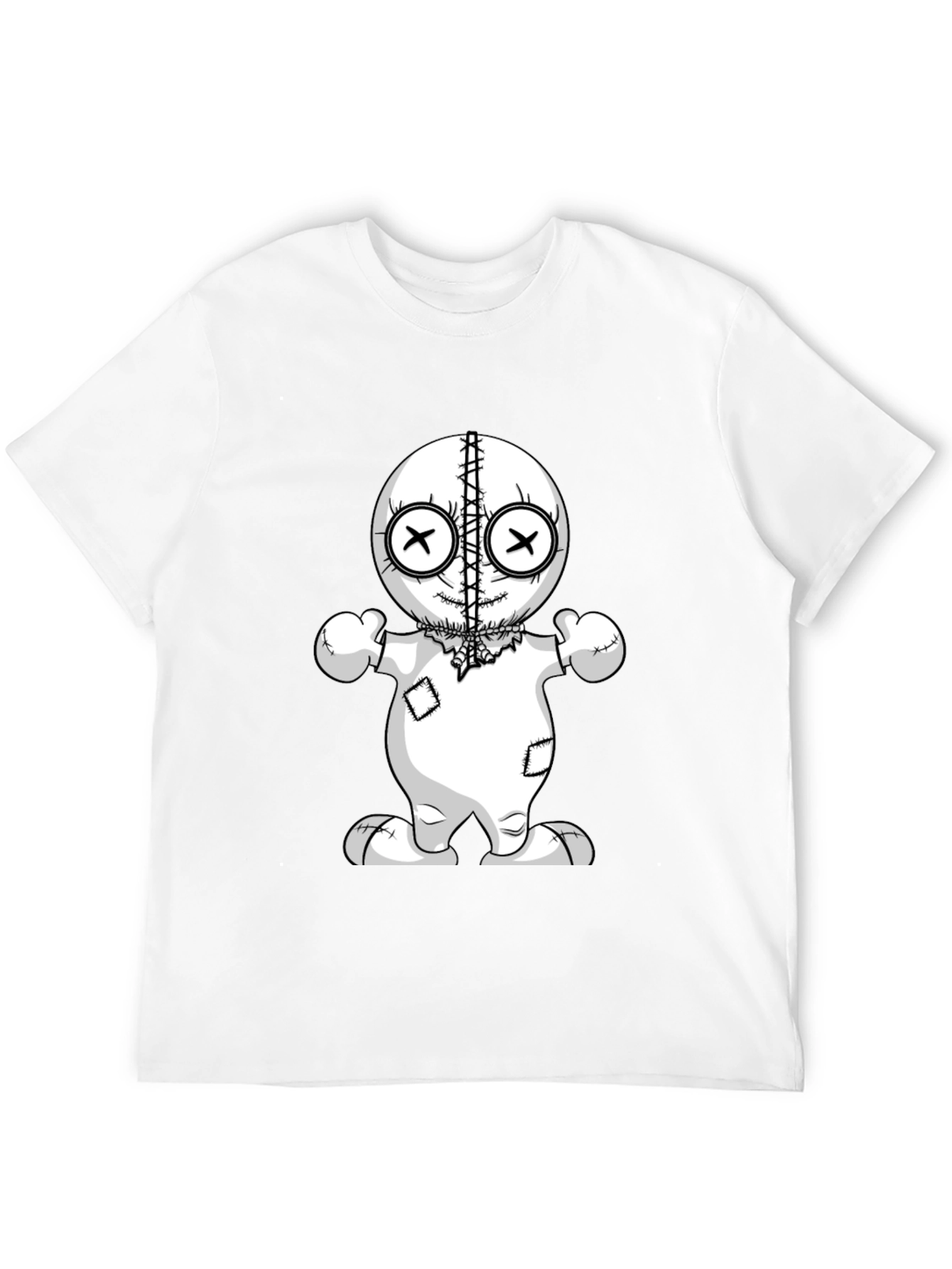 Voodoo Doll Graphic Tee - Unisex Black T-Shirt