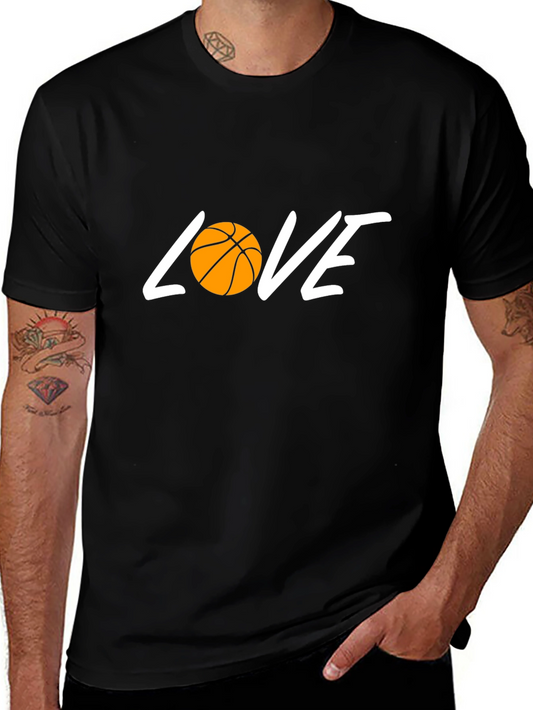 Basketball Love T-Shirt - Black