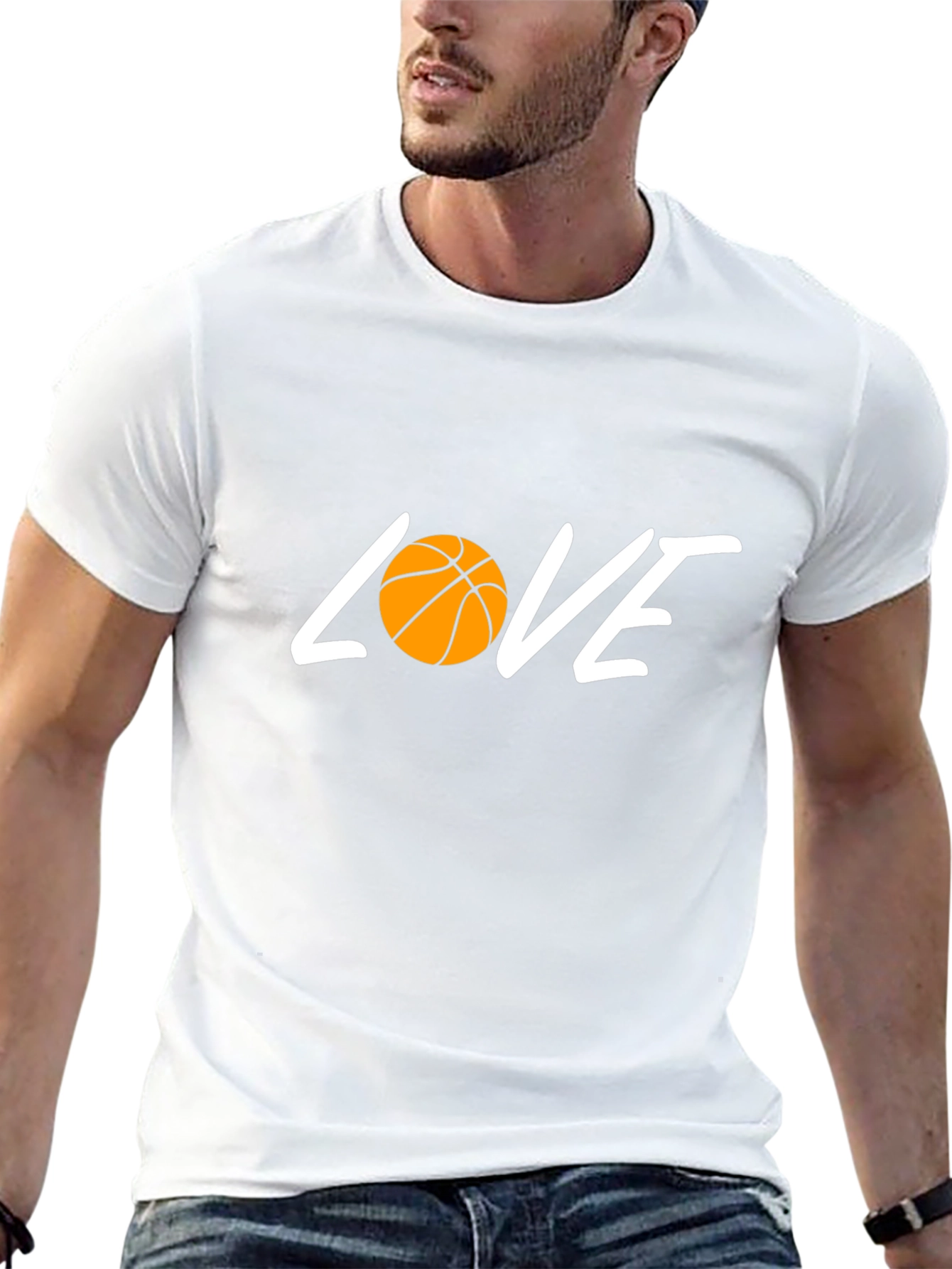 Basketball Love T-Shirt - Black
