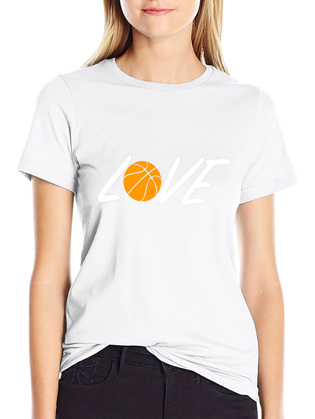 Basketball Love T-Shirt - Black