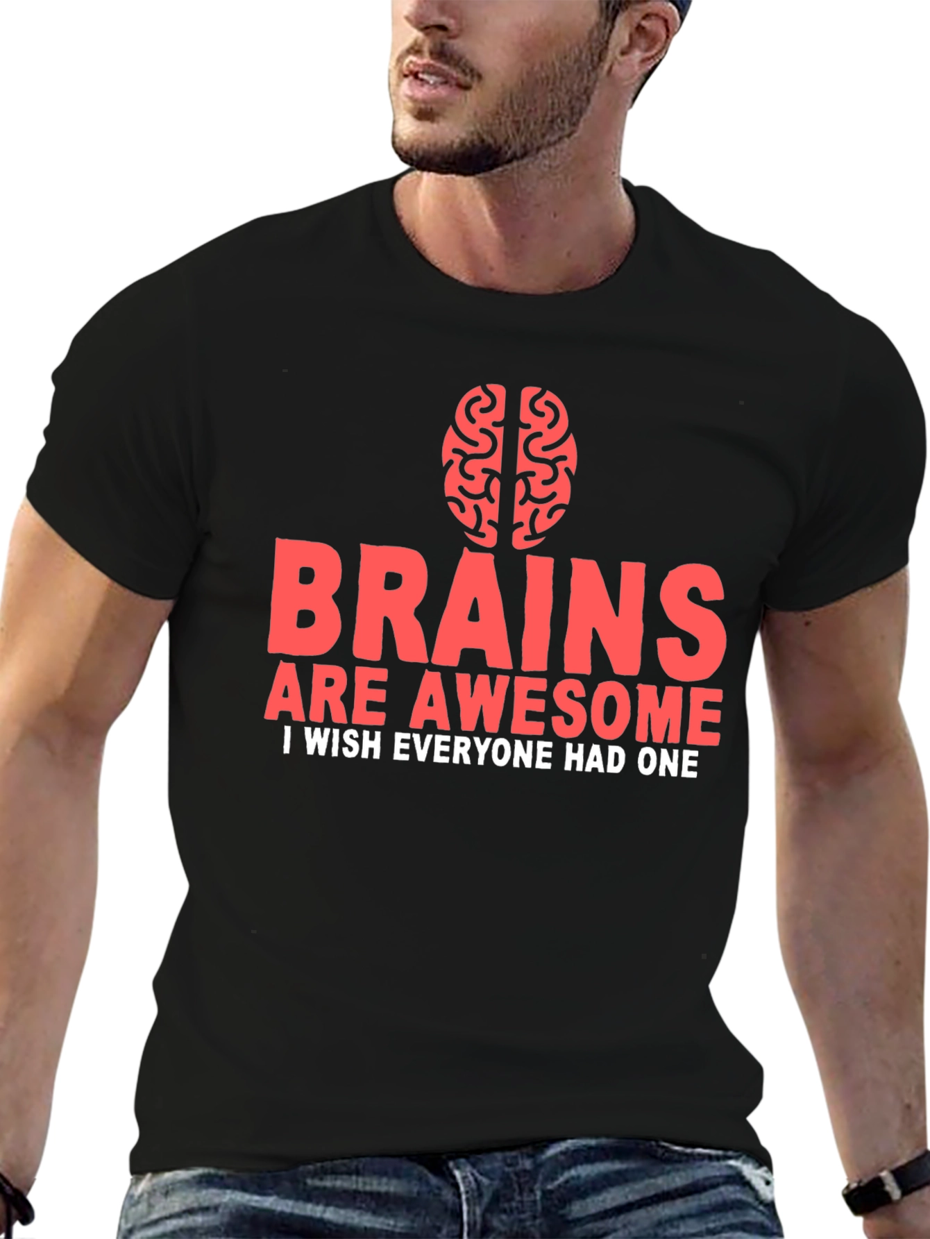 Brains Are Awesome Graphic Tee