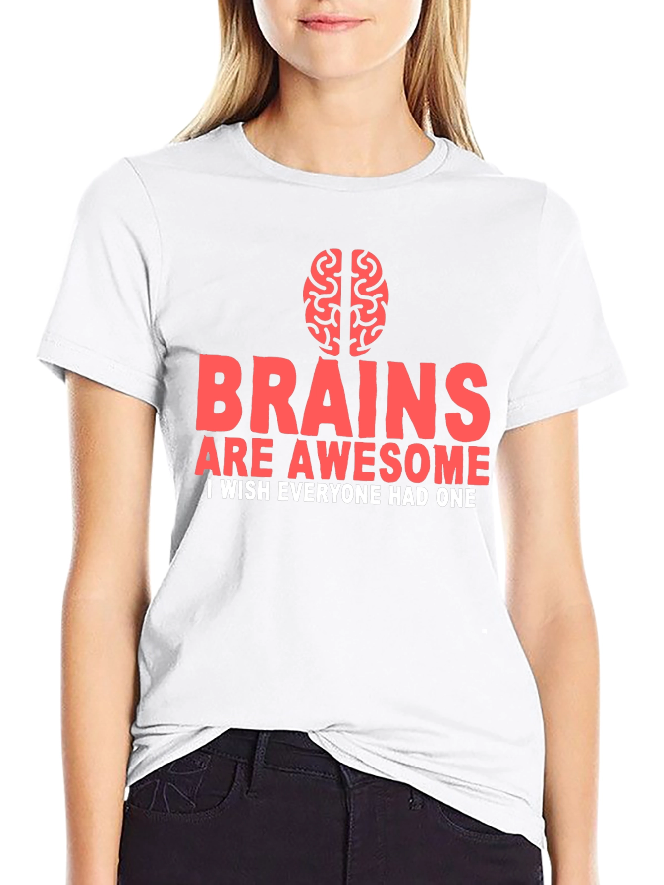 Brains Are Awesome Graphic Tee