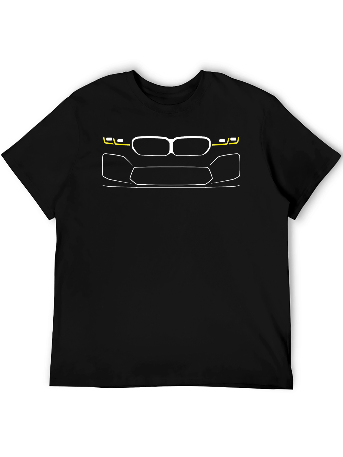 Black Car Front Graphic Tee
