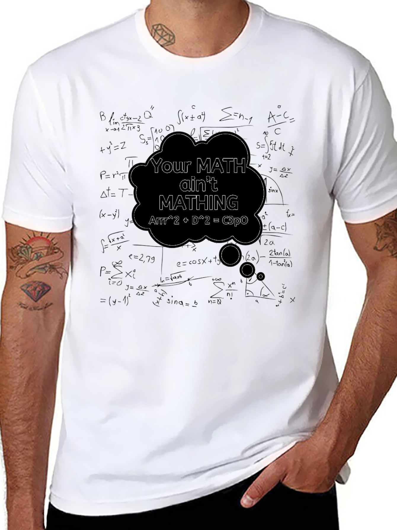 Math Humor T-Shirt - Your Math Aint Mathing!