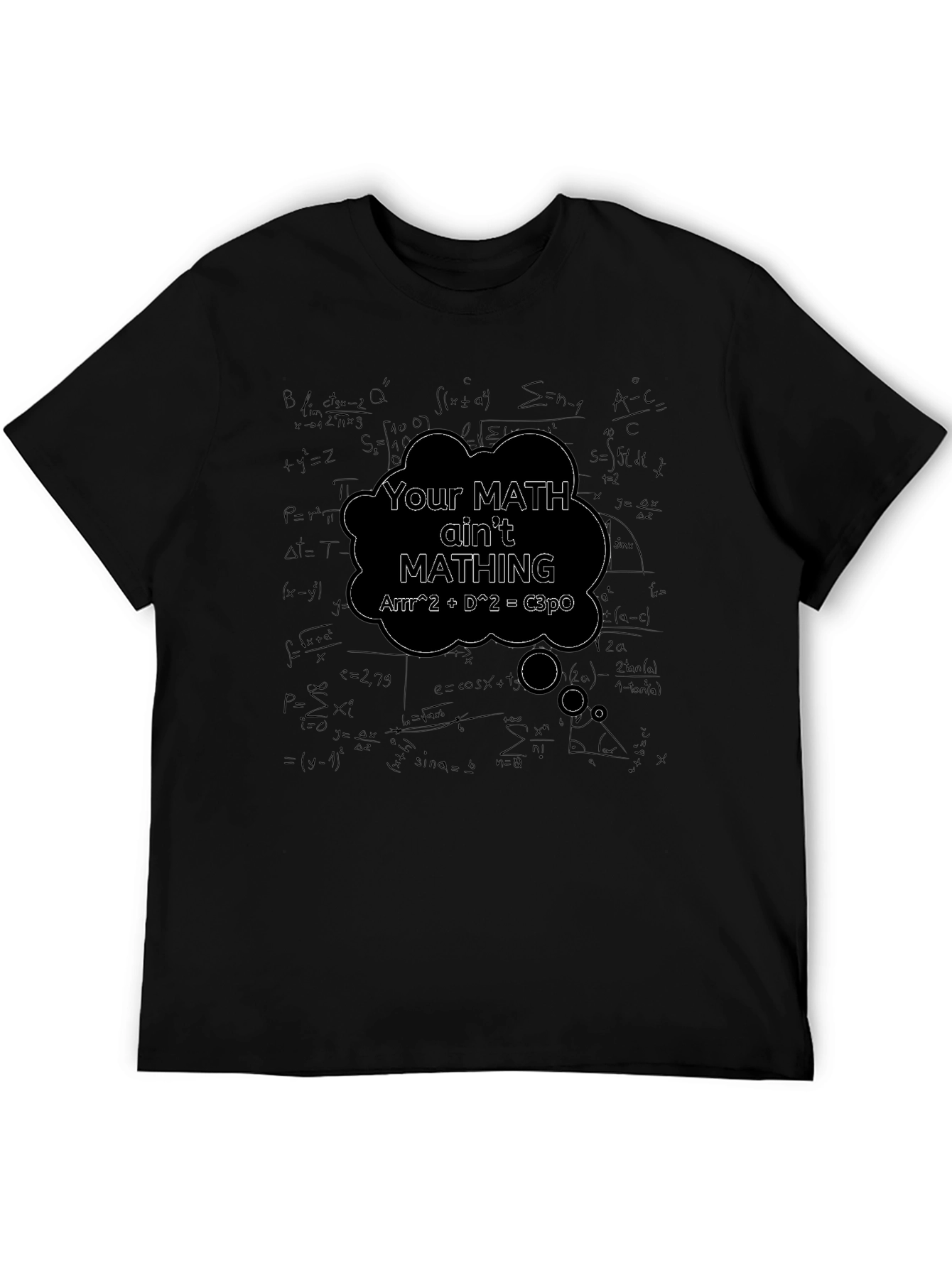 Math Humor T-Shirt - Your Math Aint Mathing!