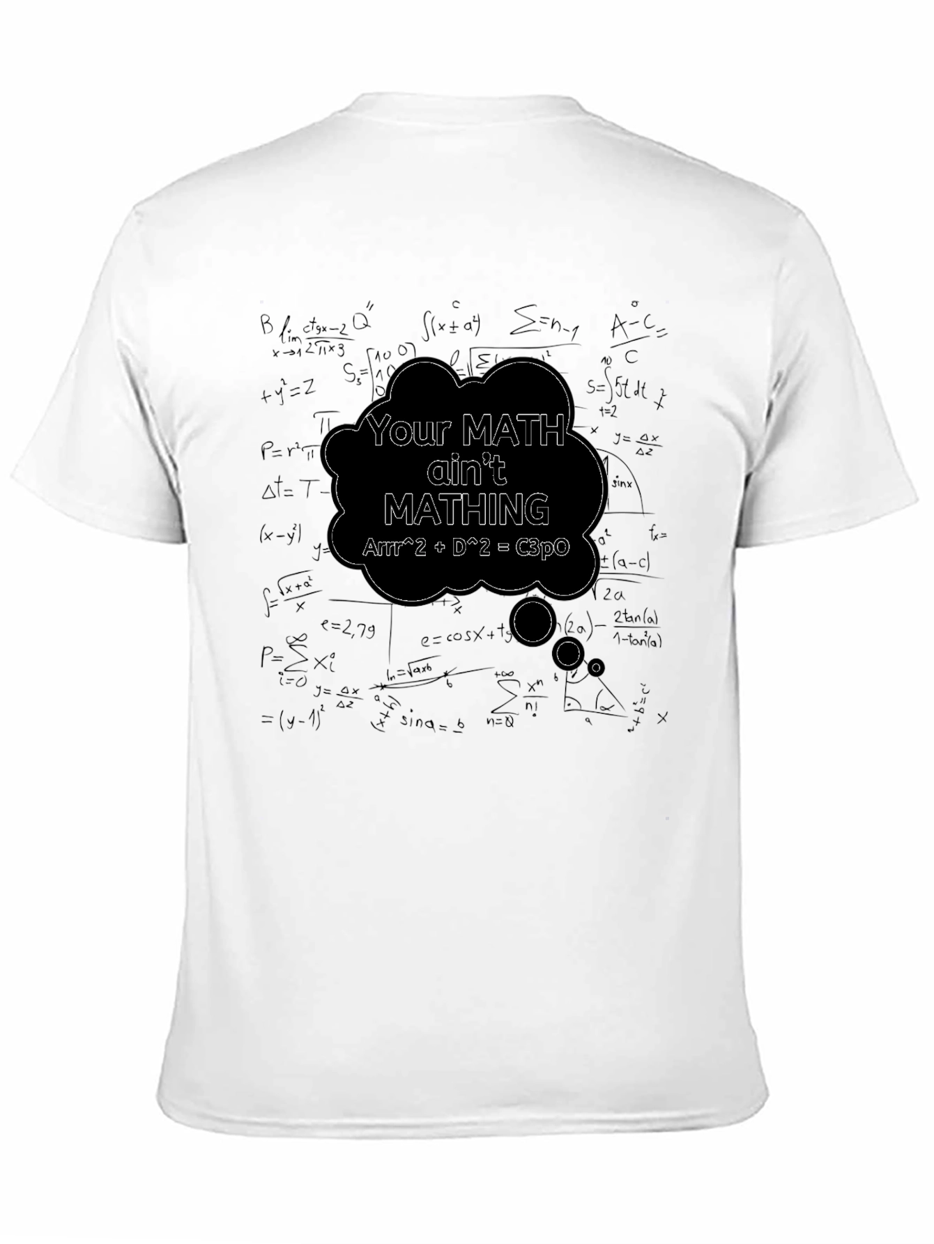 Math Humor T-Shirt - Your Math Aint Mathing!