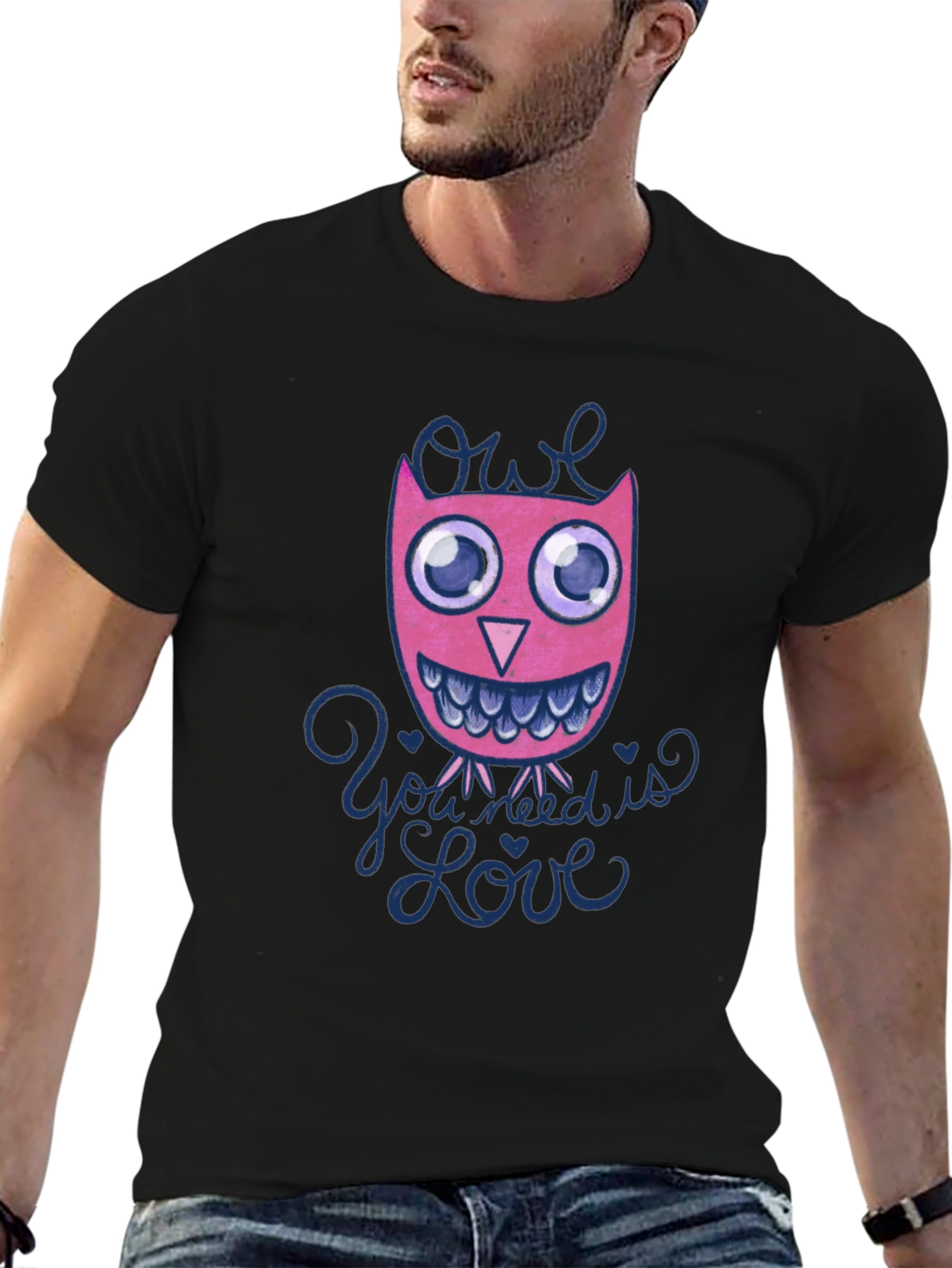 Owl You Need Is Love Graphic T-Shirt