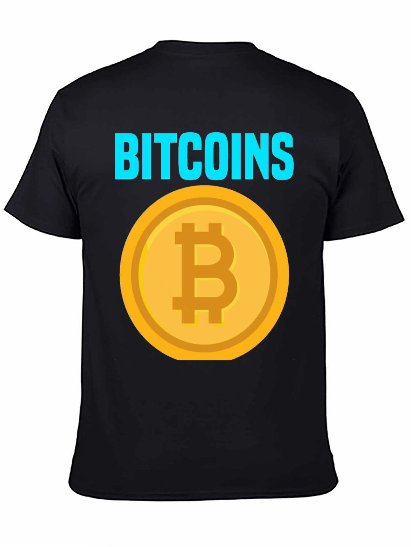 Bitcoin Cryptocurrency T-Shirt - Black