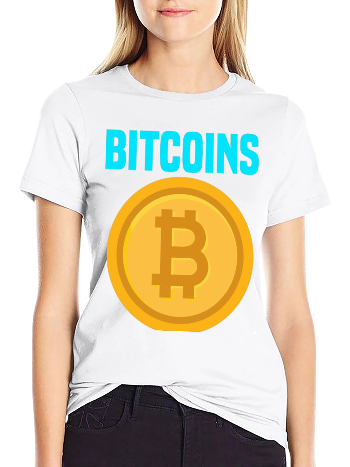 Bitcoin Cryptocurrency T-Shirt - Black