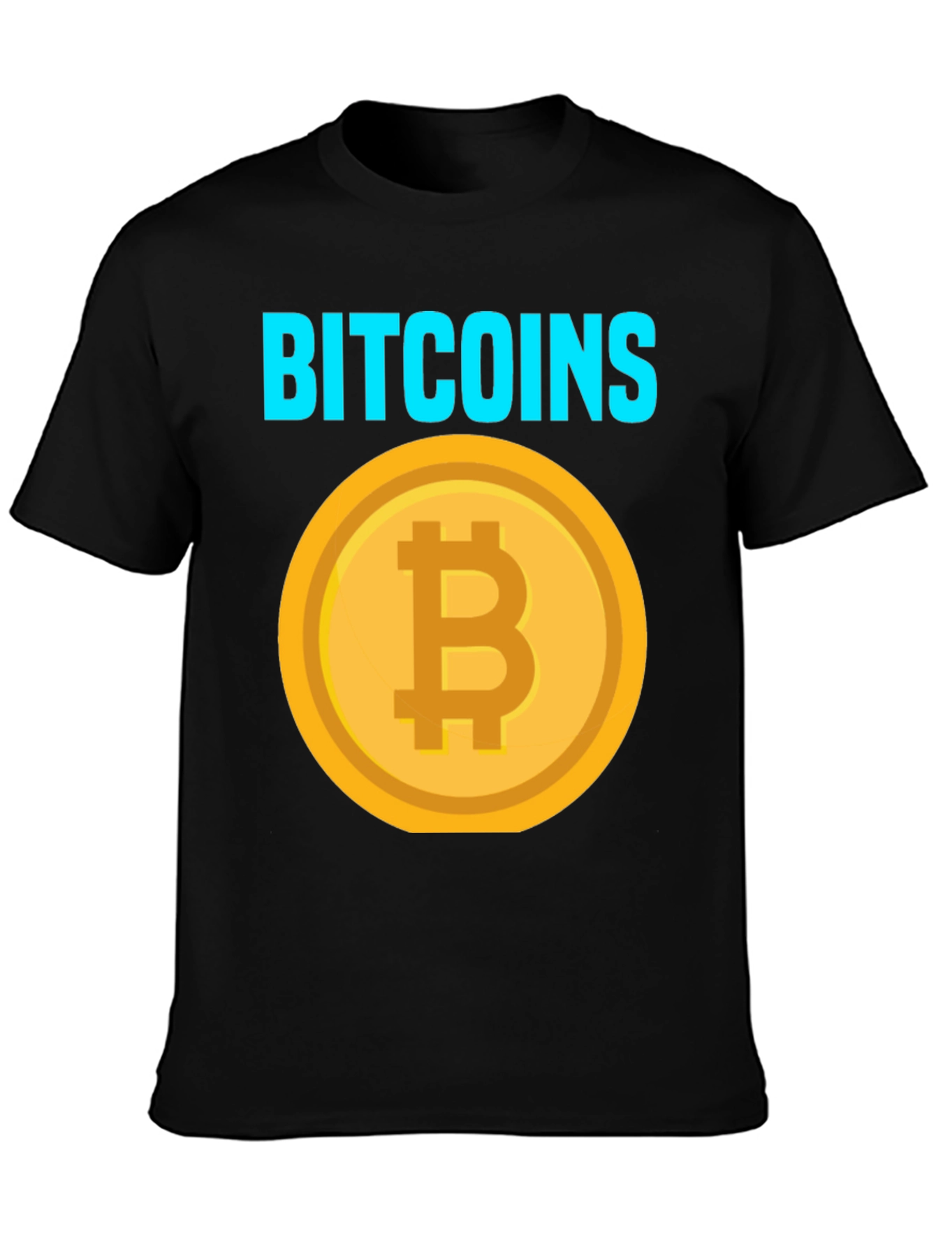Bitcoin Cryptocurrency T-Shirt - Black