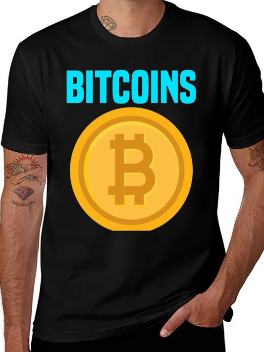 Bitcoin Cryptocurrency T-Shirt - Black