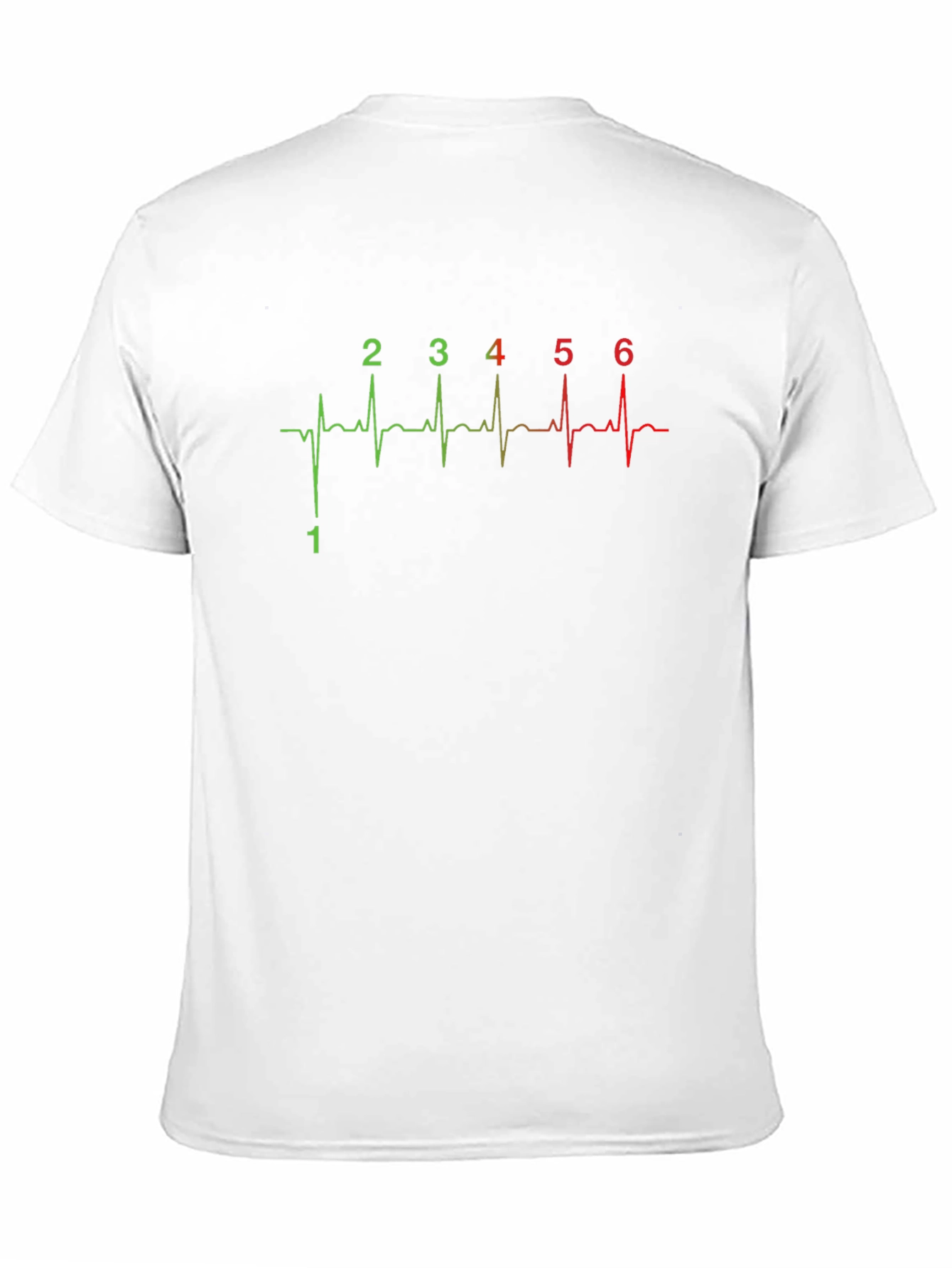 Motorcycle Gear Shift Pattern Heartbeat T-Shirt